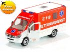 White-Red SIKU 2108 Diecast Mercedes-Benz Ambulance Van Toy