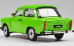 Green 1:24 Scale Welly Diecast Trabant 601 Model