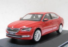 1:43 Scale Red Iscale Diecast Skoda Superb Car Model