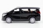 1:43 Scale Black / White Diecast Toyota Alphard MPV Toy