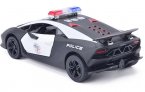 Police Kids 1:36 Diecast Lamborghini Sesto Elemento Toy