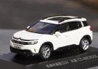 White / Black / Orange Diecast 2017 Citroen C5 Aircross Model