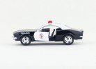 1:36 Scale Kids Black Police Diecast 1967 Chevrolet Camaro Toy