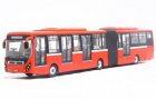 Red 1:64 Scale SunWin SWB6180 BRT Articulated Bus Model