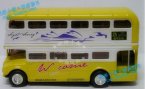 1:50 Scale Yellow Kids Diecast London Bus Toy