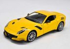 Red / Yellow 1:24 Scale Bburago Diecast Ferrari F12 TDF Model