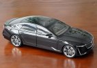 Gray 1:18 Scale Diecast Cadillac Escala Car Model