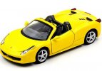 Blue / Red / White / Yellow 1:32 Diecast Ferrari 458 Italia Toy