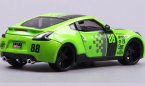 Green 1:24 Scale Maisto Diecast 2009 Nissan 370Z Model