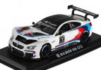 White 1:24 Scale Diecast BMW M6 GT3 Model