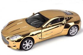 Red / Blue / Golden 1:32 Kids Diecast Aston Martin Toy