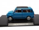 Blue 1:24 Whitebox Diecast 1960 Fiat 500 Giardiniera Model