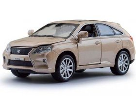 White / Red / Blue /Golden Kids 1:32 Scale Diecast Lexus RX450h