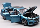 1:18 Scale White / Blue Diecast 2021 Geely Preface Model