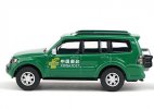 1:64 Scale Green China Post Diecast Mitsubishi Pajero SUV Model