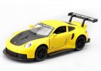Kids 1:32 Green /Silver /Yellow Diecast Porsche 911 RSR Car Toy