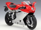 Welly MV AGUSTA F4 Motorcycle 1:10 Scale Red / Black