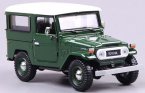 Green 1:24 Scale MotorMax Diecast Toyota FJ40 SUV Model