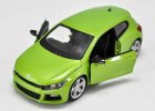 Green 1:24 Scale Bburago Diecast VW Scirocco Model