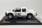 White 1:43 J-collection UN Peacekeeping Diecast Nissan Pickup