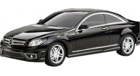 Black / White / Silver 1:24 R/C Mercedes-Benz CL63 AMG Toy