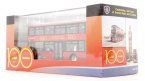 Red 1:76 Scale CMNL Scania Souvenir Edition Double-Deck Bus