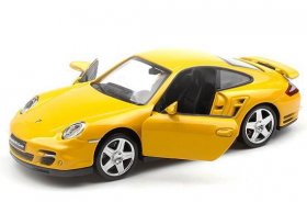 Blue / White / Red / Yellow 1:32 Diecast Porsche 911 Turbo Toy