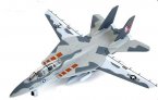 Pull-Back Function White / Orange /Gray Kids F-14 Tomcat Fighter