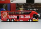 Red Catalonian F.C. Painting Kids Diecast Coach Bus Toy