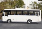 1:43 Scale White Diecast Ashok Leyland Oyster Coach Bus Model