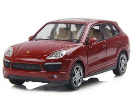 1:24 Scale Red / Gray Diecast Porsche Cayenne S Model