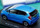 Blue / Silver 1:43 Scale Ebbro Diecast Honda Fit Hybrid Model