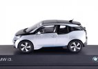 Orange / Silver 1:43 Scale Diecast BMW I3 Model