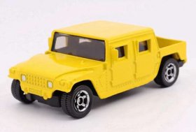 Kids Yellow / Green SIKU 0880 Diecast Hummer H1 Pickup Toy