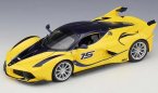 Red / Yellow 1:18 Scale Bburago Diecast Ferrari FXX K Model