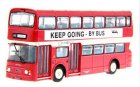 Red 1:76 Scale London Double Decker Bus Model