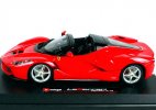 Bburago 1:24 Scale Red / Black Diecast Ferrari Laferrari Model