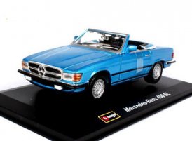 1:32 Scale Bburago Diecast 1977 Mercedes-Benz 450 SL Car Model