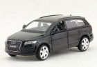 1:43 Scale Kids Black / White Diecast Audi Q7 SUV Toy