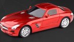 Red / White Full Functions 1:24 R/C Mercedes-Benz SLS AMG Toy