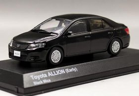 White / Black 1:43 Scale Kyosho Diecast Toyota Allion Model