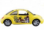 Yellow 1:24 Scale MaiSto Diecast VW New Beetle Model