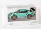 NOREV Green 1:43 Scale Diecast 2022 Porsche 911 GT3 RS Model