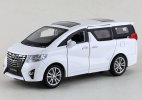 Kids Black / White / Red 1:32 Diecast Toyota Alphard MPV Toy