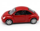 Red / Yellow 1:24 Scale Welly Diecast VW New Beetle Model