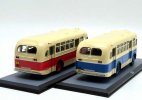 Blue / Red 1:43 Scale Diecast ZIS-155 City Bus Model