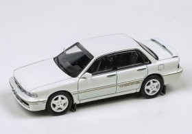 White / Deep Blue Paragon Diecast Mitsubishi Galant VR-4 Model