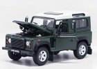 1:24 Red / White / Black / Silver Land Rover Defender Model