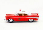 1:40 Kids Red 1957 Diecast Chevrolet Bel Air Fire Engine Toy