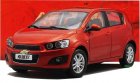 Black / Red 1:18 Scale Diecast Chevrolet Aveo Model